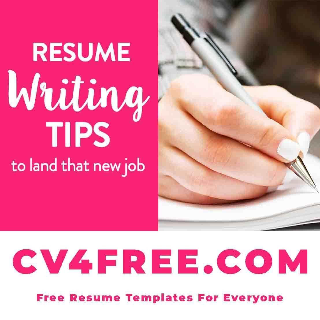 CV4Free - 10 Essential Tips for Writing an Effective Resume