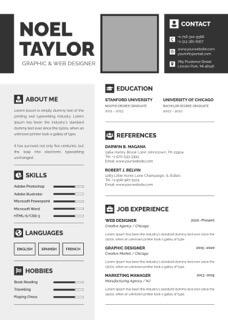 CV4Free - Clean and Modern Resume Portfolio or CV Templates