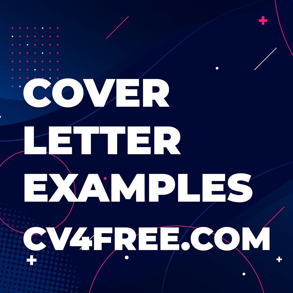 CV4Free - Cover Letter Examples