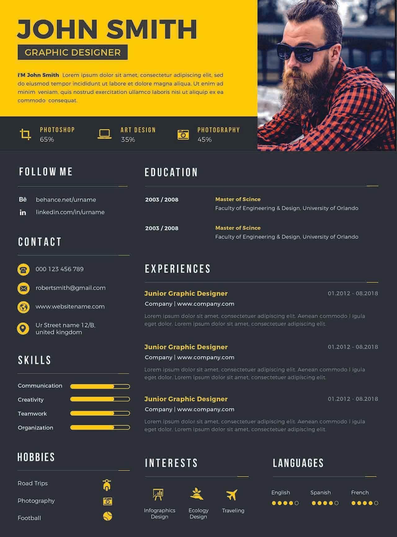 CV4Free - Crafting an Impactful Graphic Designer Resume