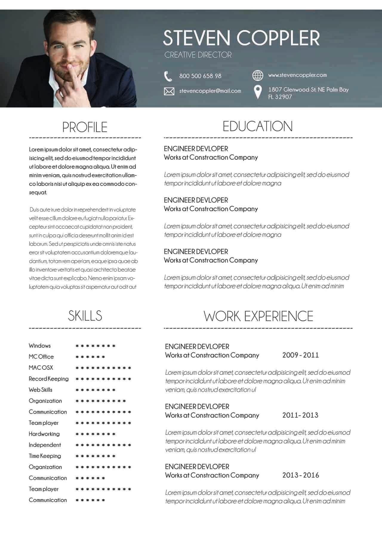 CV4Free - Creative Director Resume Examples Free Download