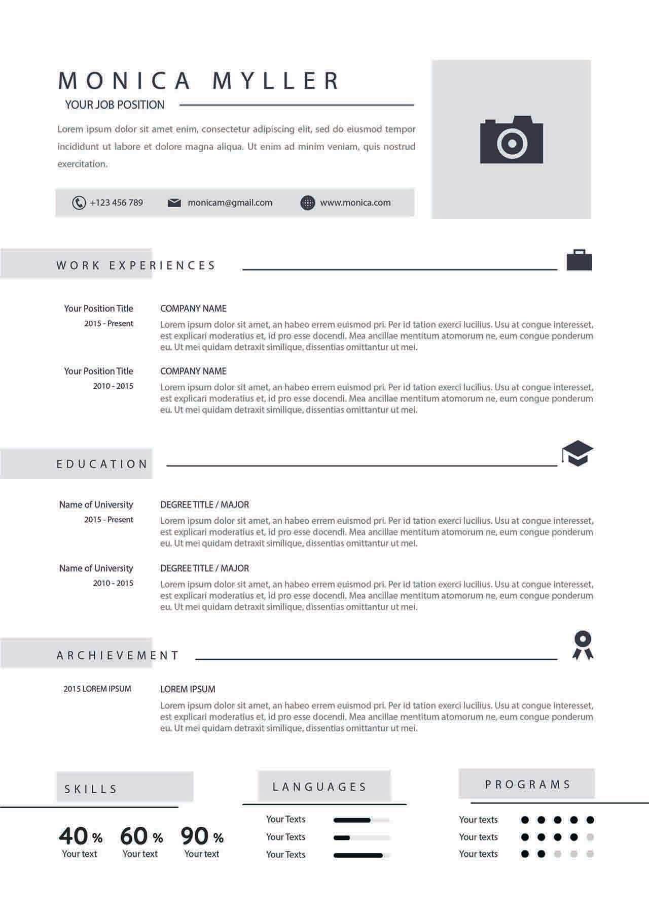 CV4Free - CV Template Free Download AI