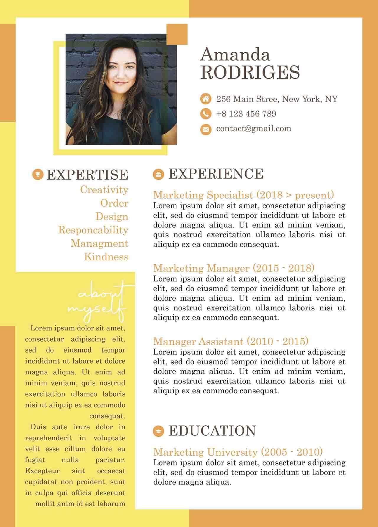 CV4Free - Free Modern Resume Templates
