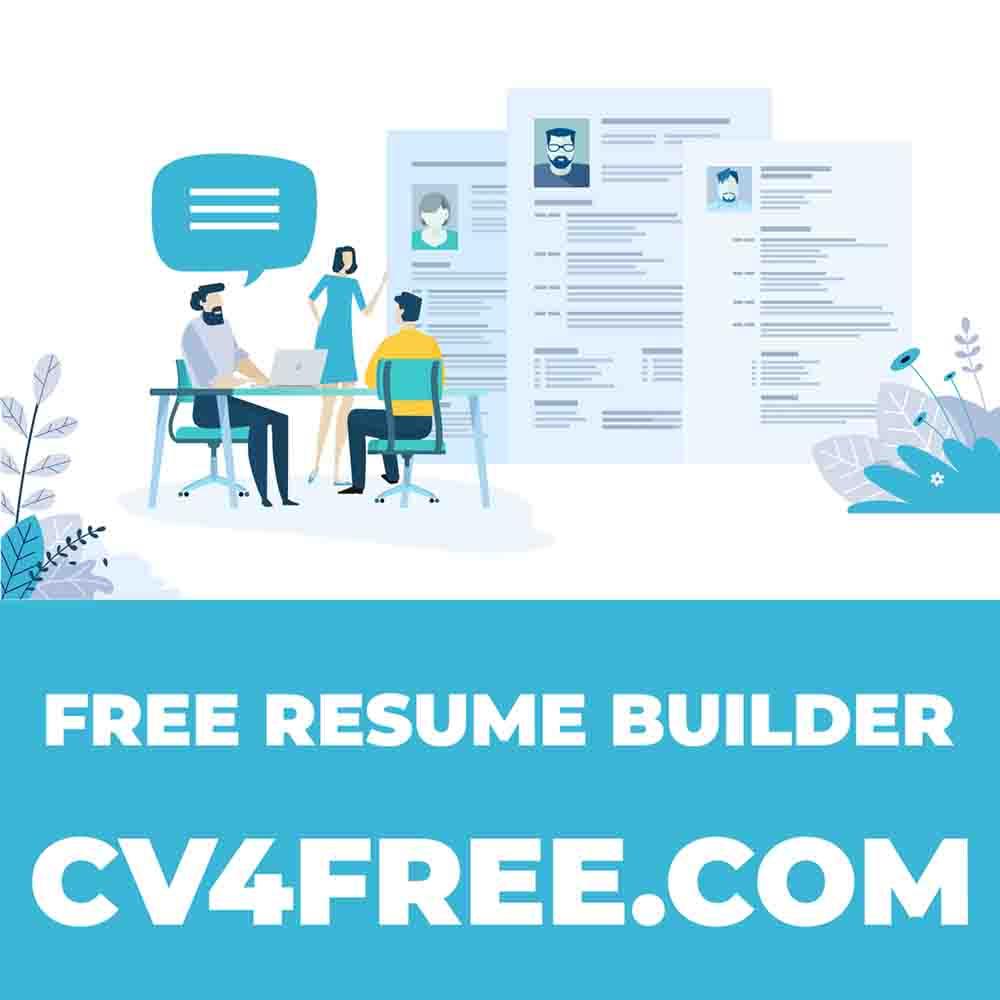 CV4Free - Free Resume Builder