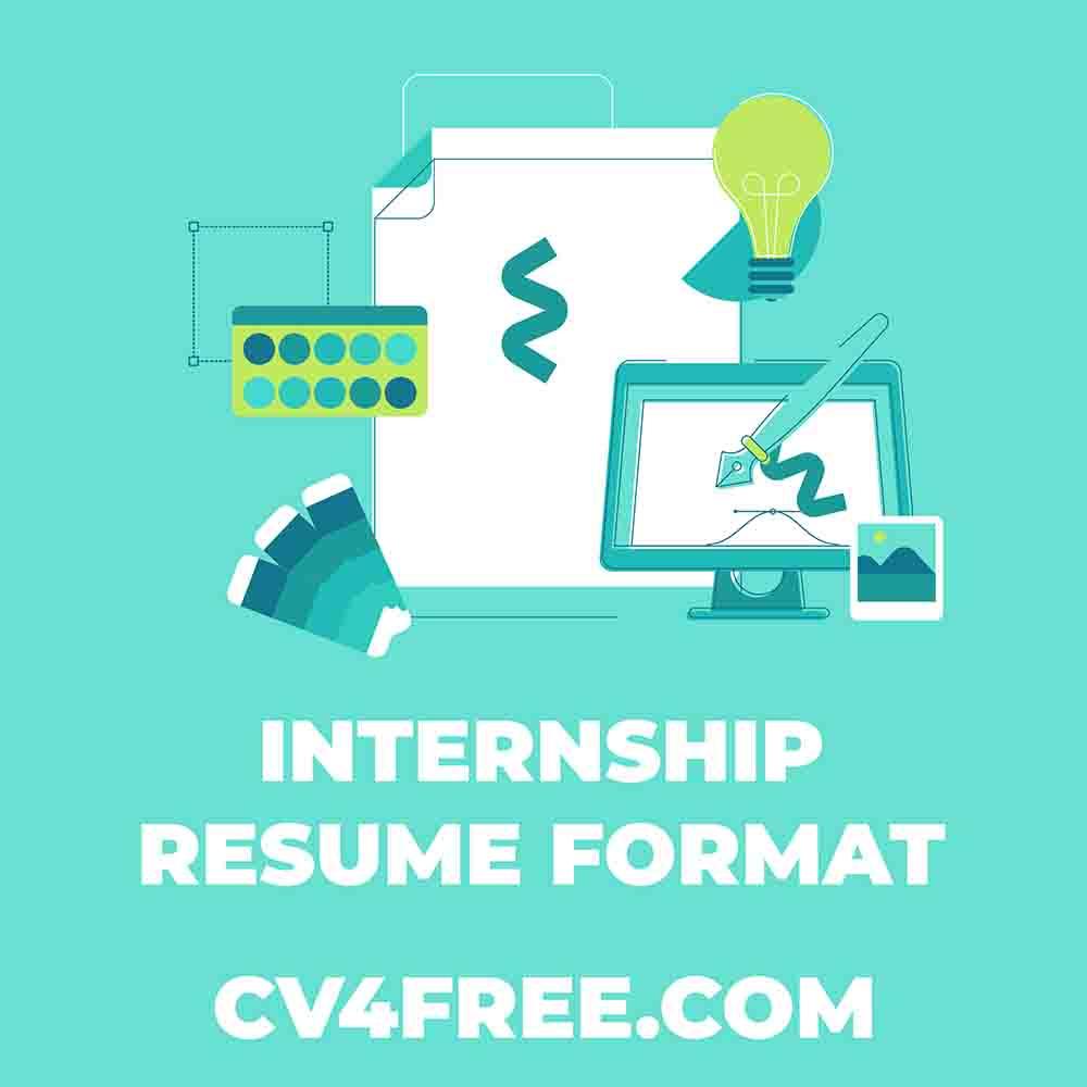 CV4Free - Internship Resume Format