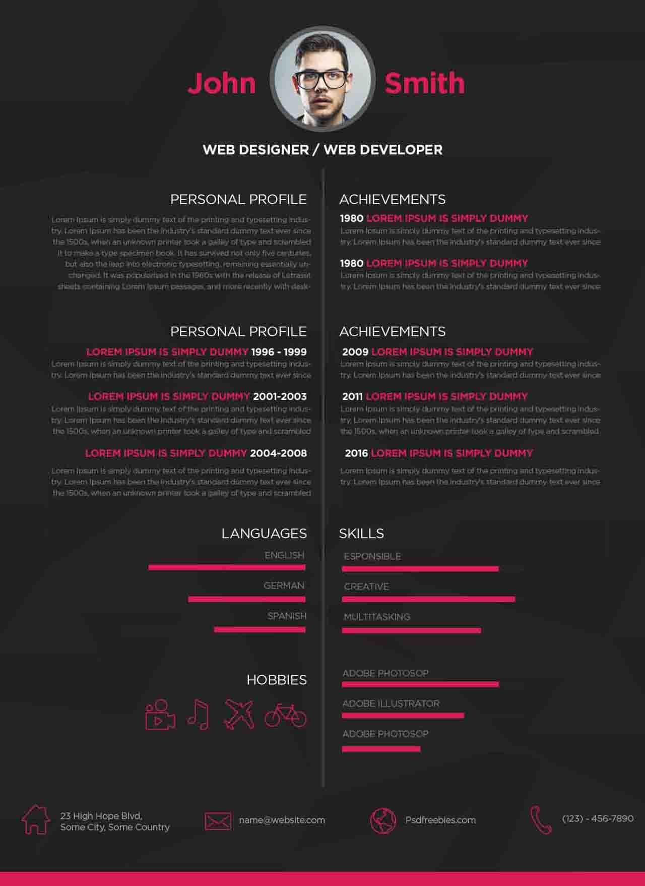 CV4Free - Mastering Your Web Developer Resume