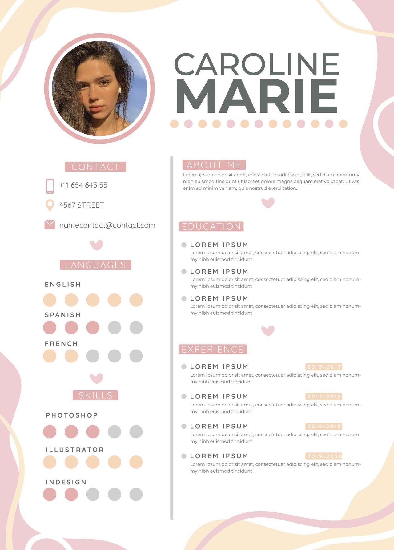 CV4Free - Minimalist Resume Template Designs