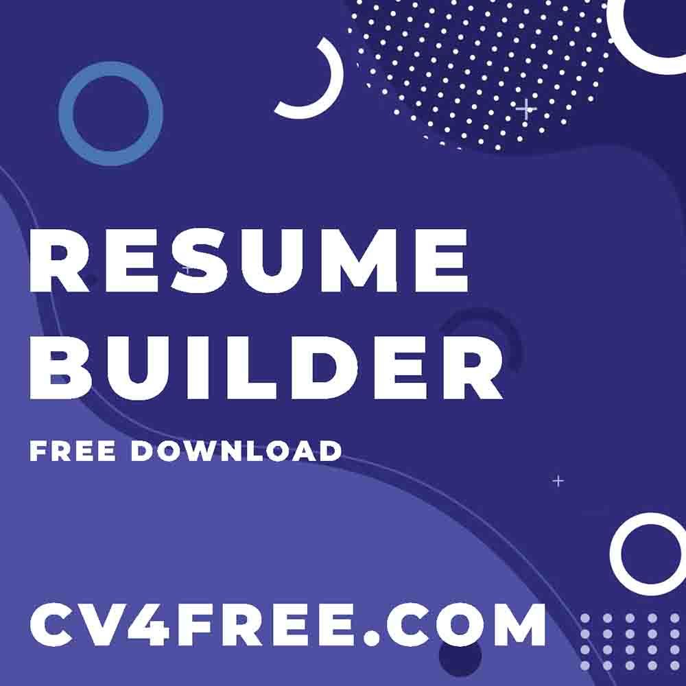 CV4Free - The Best Free Online Resume Builder