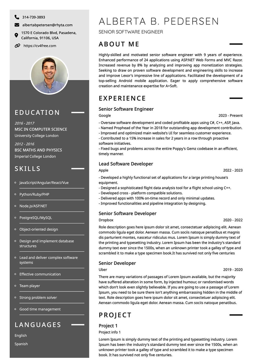 Resume Builder - The Best Free Resume Builders - Template8